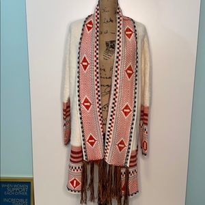 MAXSPORT BOHO OVERSIZED CARDIGAN size XL NWT